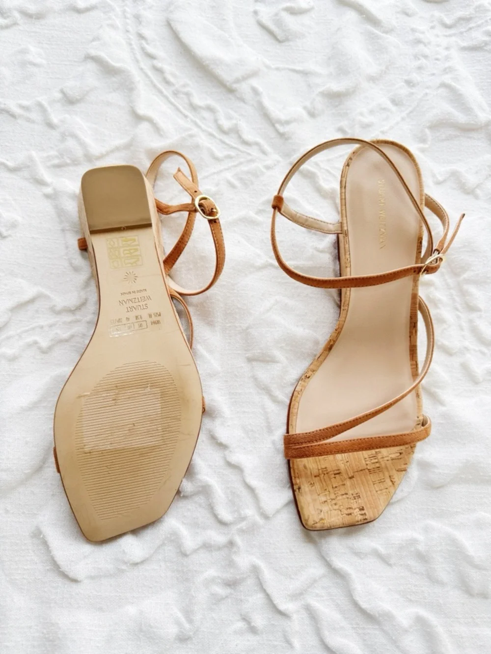 Stuart Weitzman Oasis 50 Wedge Sandal Size 9.5 - Picture 7 of 7